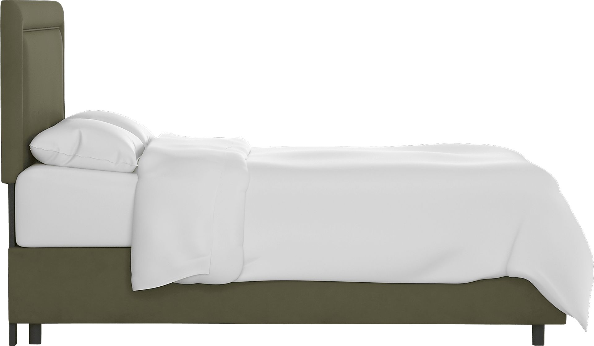 Kids Sweet Plains Green Full Upholstered Bed - Image 3