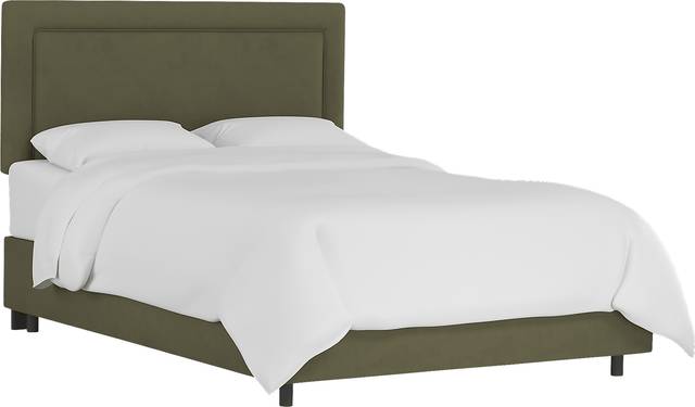 Kids Sweet Plains Green Full Upholstered Bed - Thumbnail - Image 1