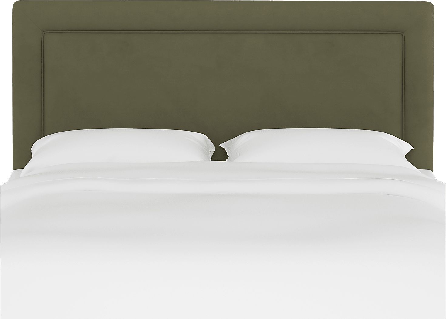 Sweet Plains Green King Upholstered Headboard