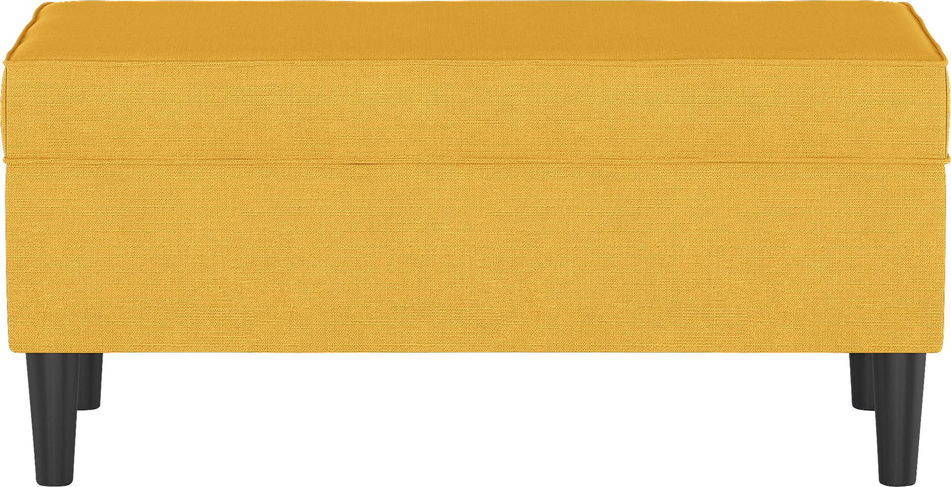 Sweet Plains Yellow Storage Bench - Image 2