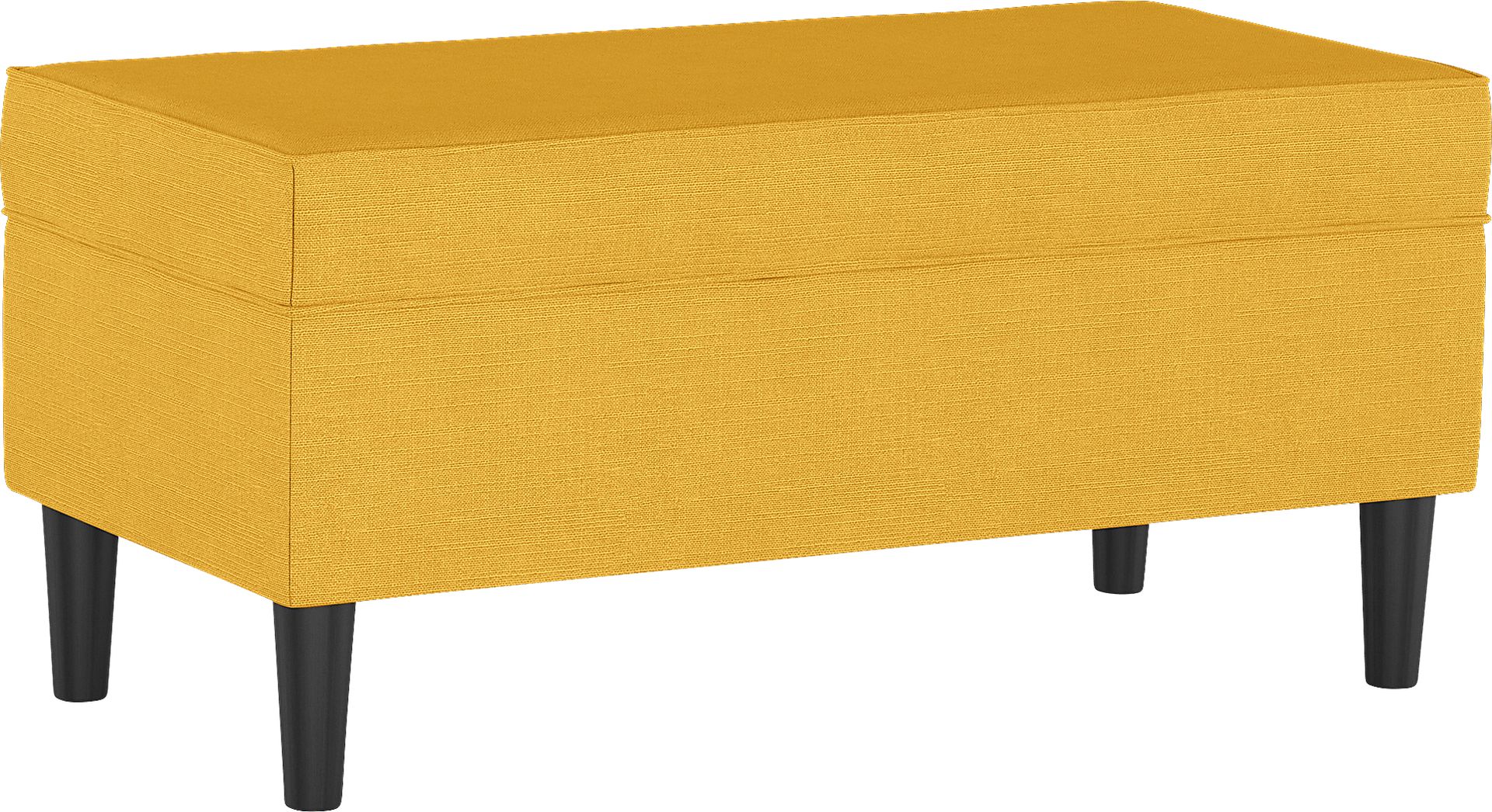Sweet Plains Yellow Storage Bench - Image 1