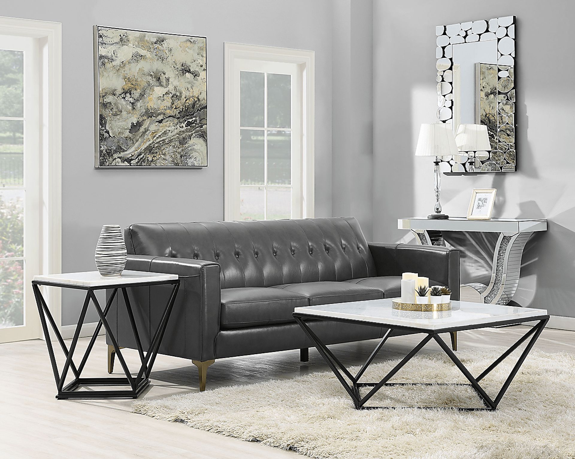 Sweetbriar Black End Table - Image 2