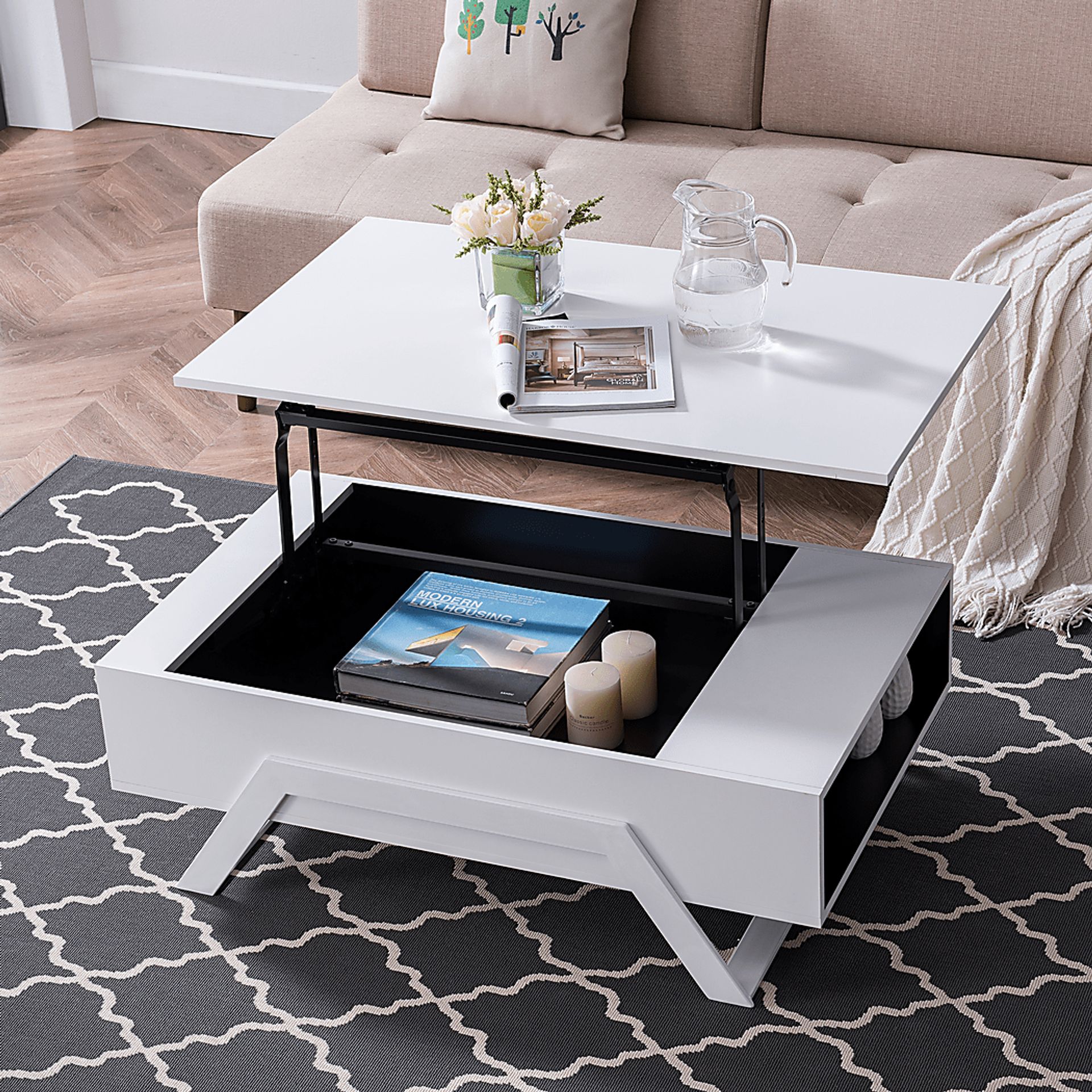 Sweetbriar White Cocktail Table - Image 3