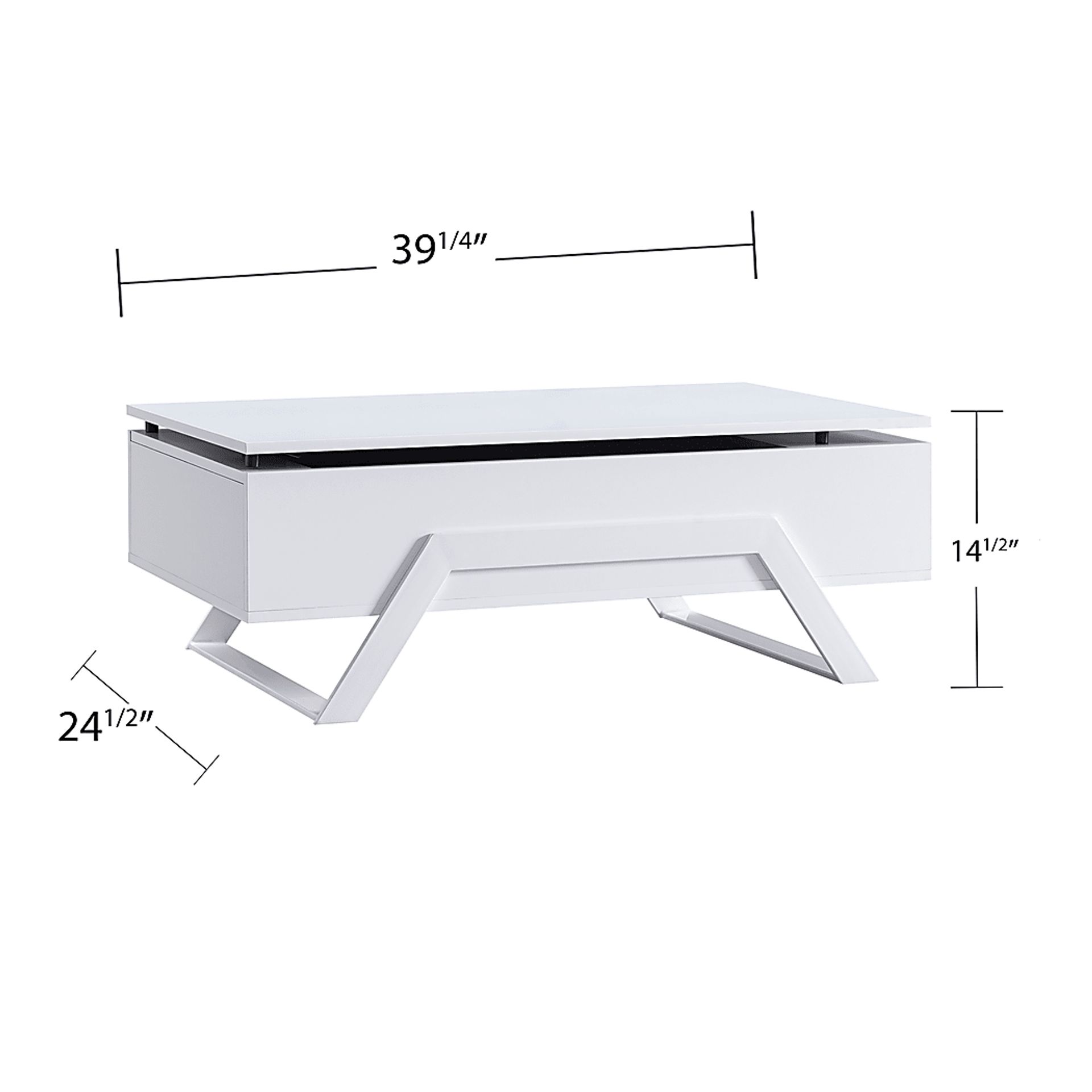Sweetbriar White Cocktail Table - Image 5