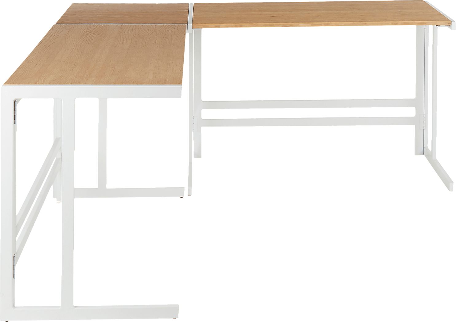 Sweetbriar White L-Shaped Computer Desk - Thumbnail 4