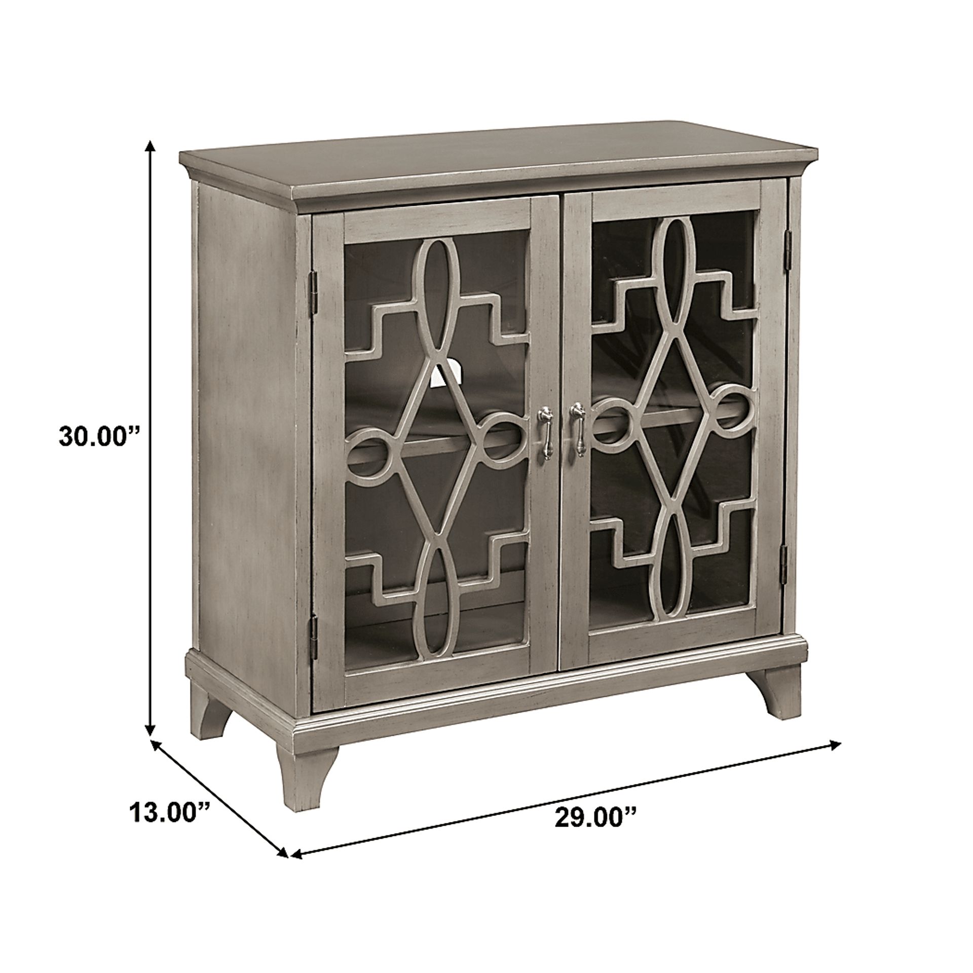 Swiftwater Silver Accent Cabinet - Image 9