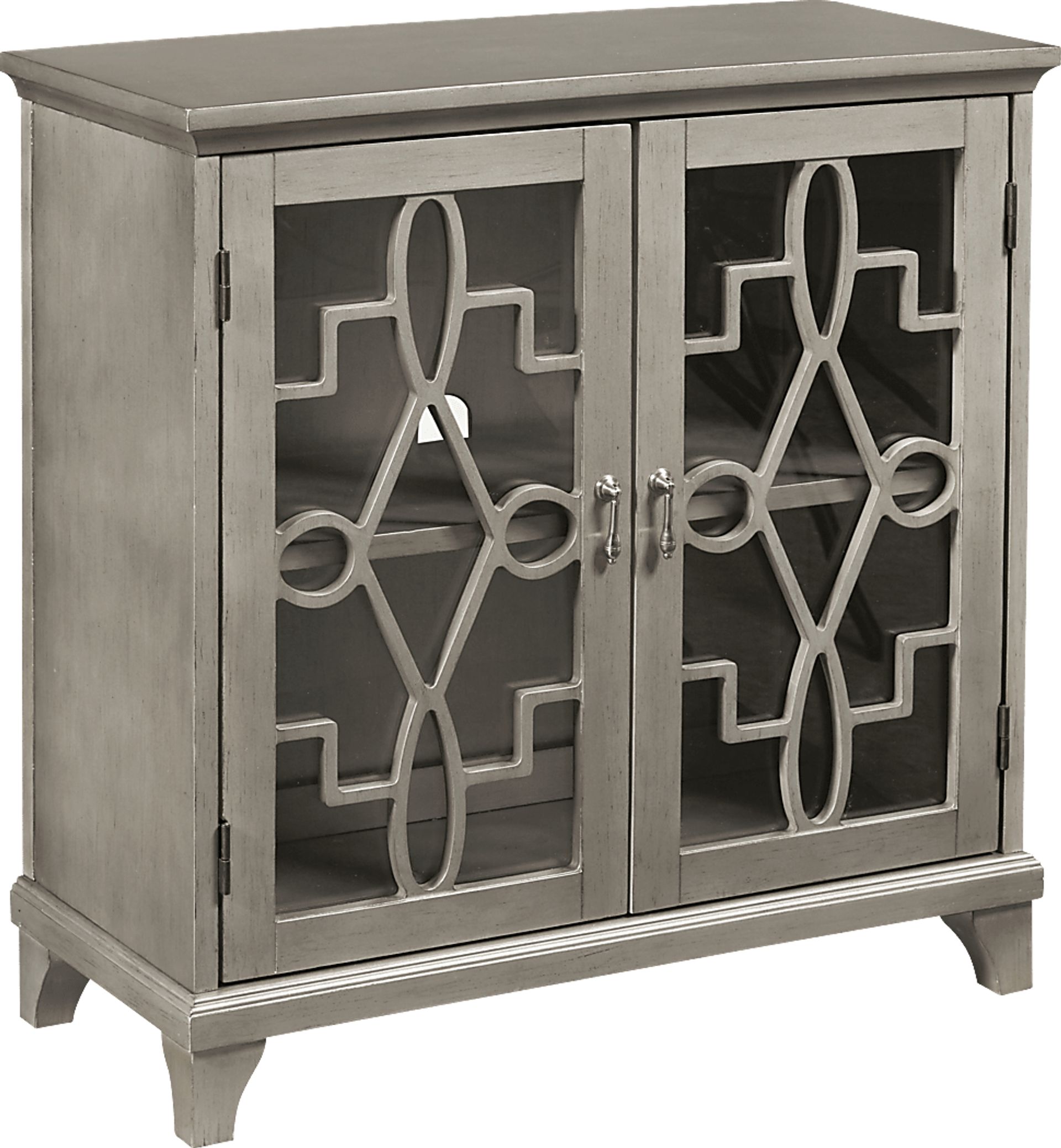 Swiftwater Silver Accent Cabinet - Image 1