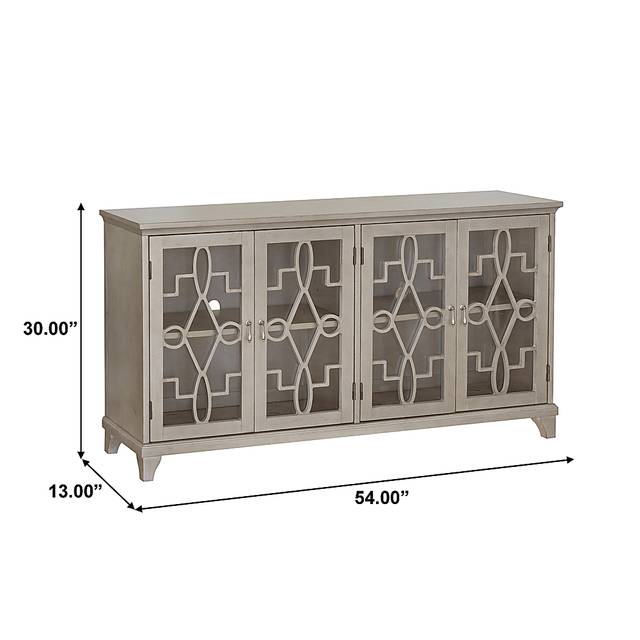 Swiftwater Silver Large Accent Cabinet - Thumbnail - Image 9