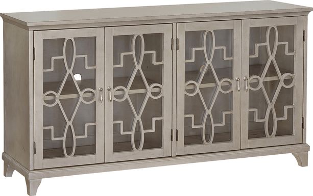 Swiftwater Silver Large Accent Cabinet