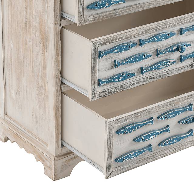 Swimelle White Accent Cabinet - Thumbnail - Image 3