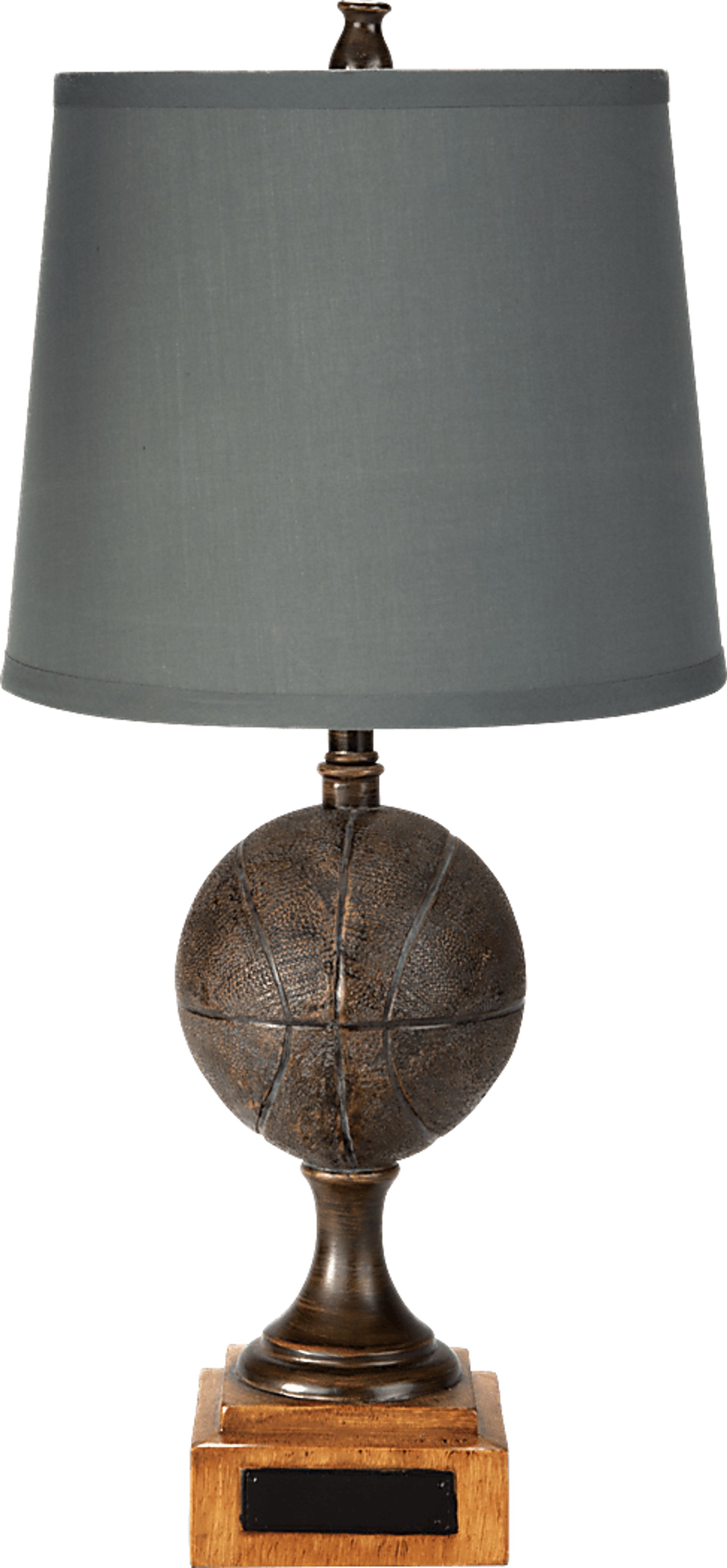Kids Swish! Gray Lamp - Image 1