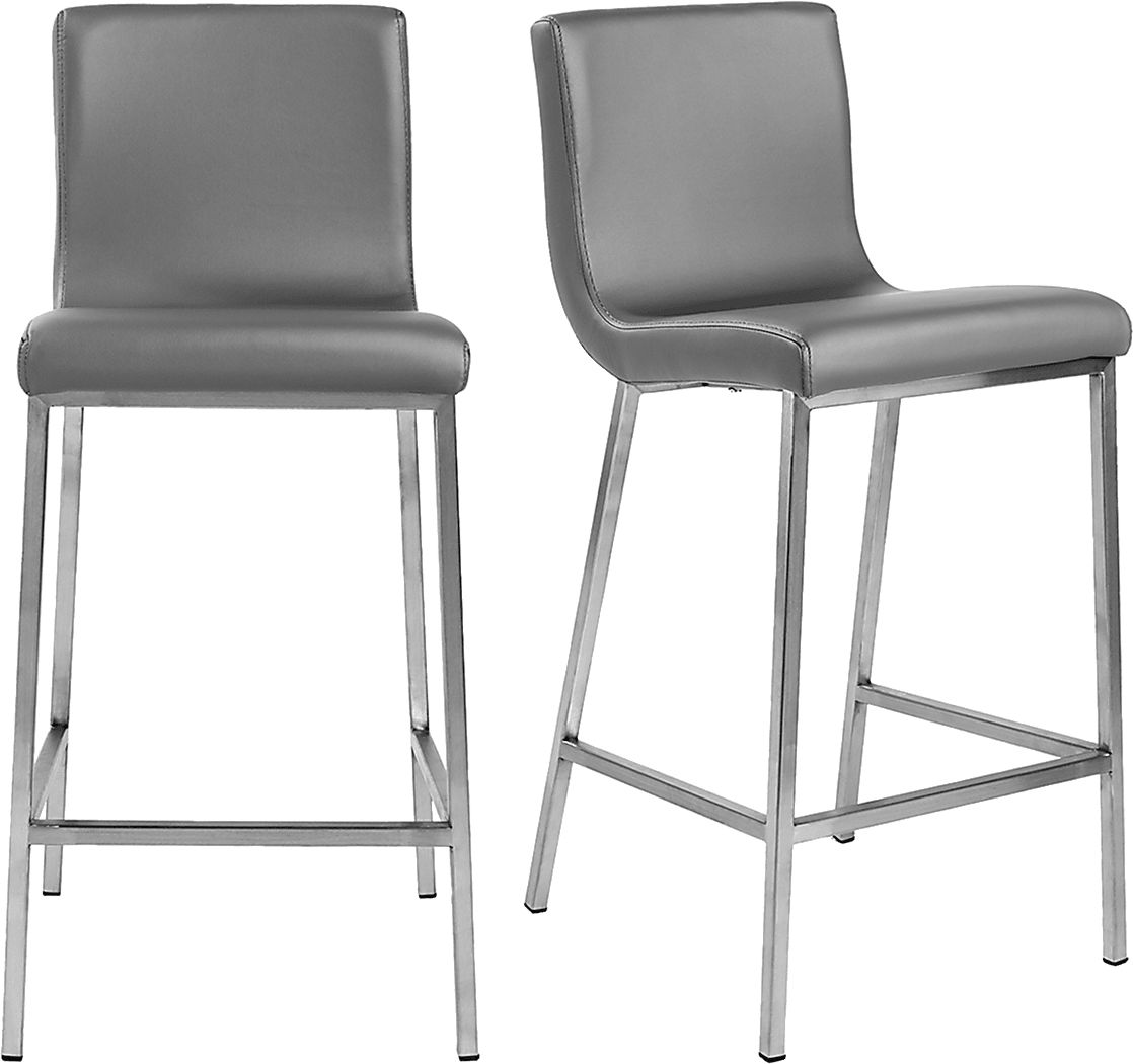 Swygert I Gray Counter Stool, Set of 2