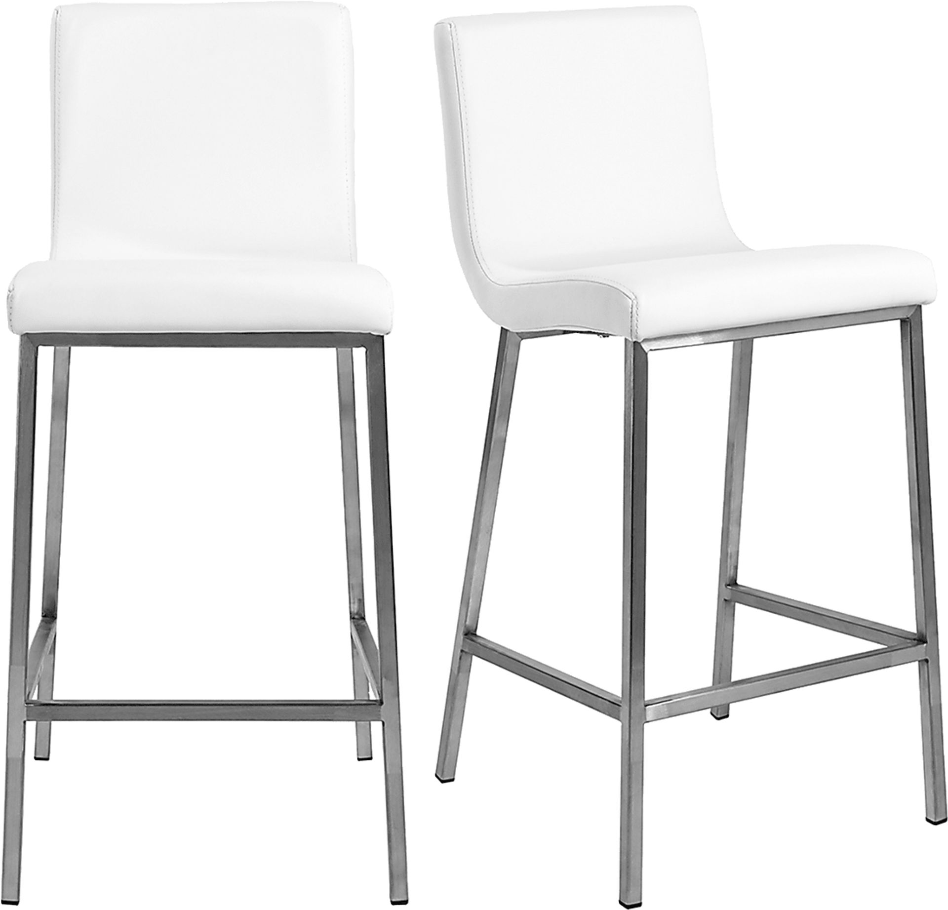 Swygert I White Counter Stool, Set of 2 - Image 1