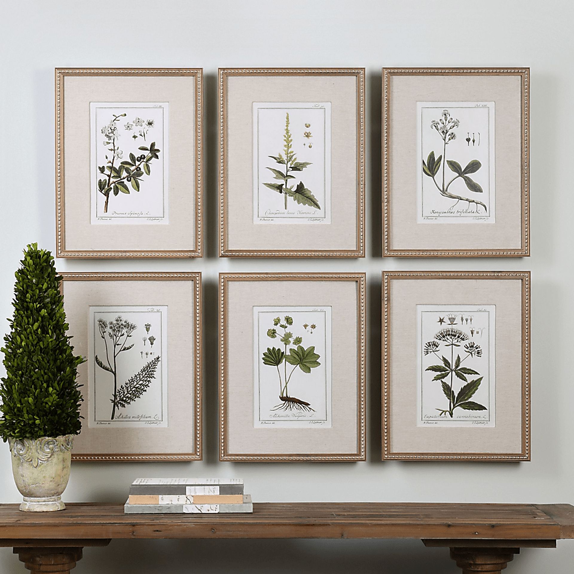 Syane Gold Set of 6 Artwork - Image 2