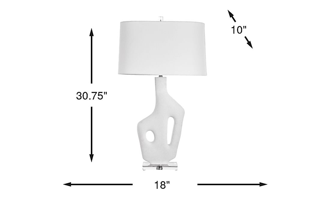 Sycam Reef White Table Lamp