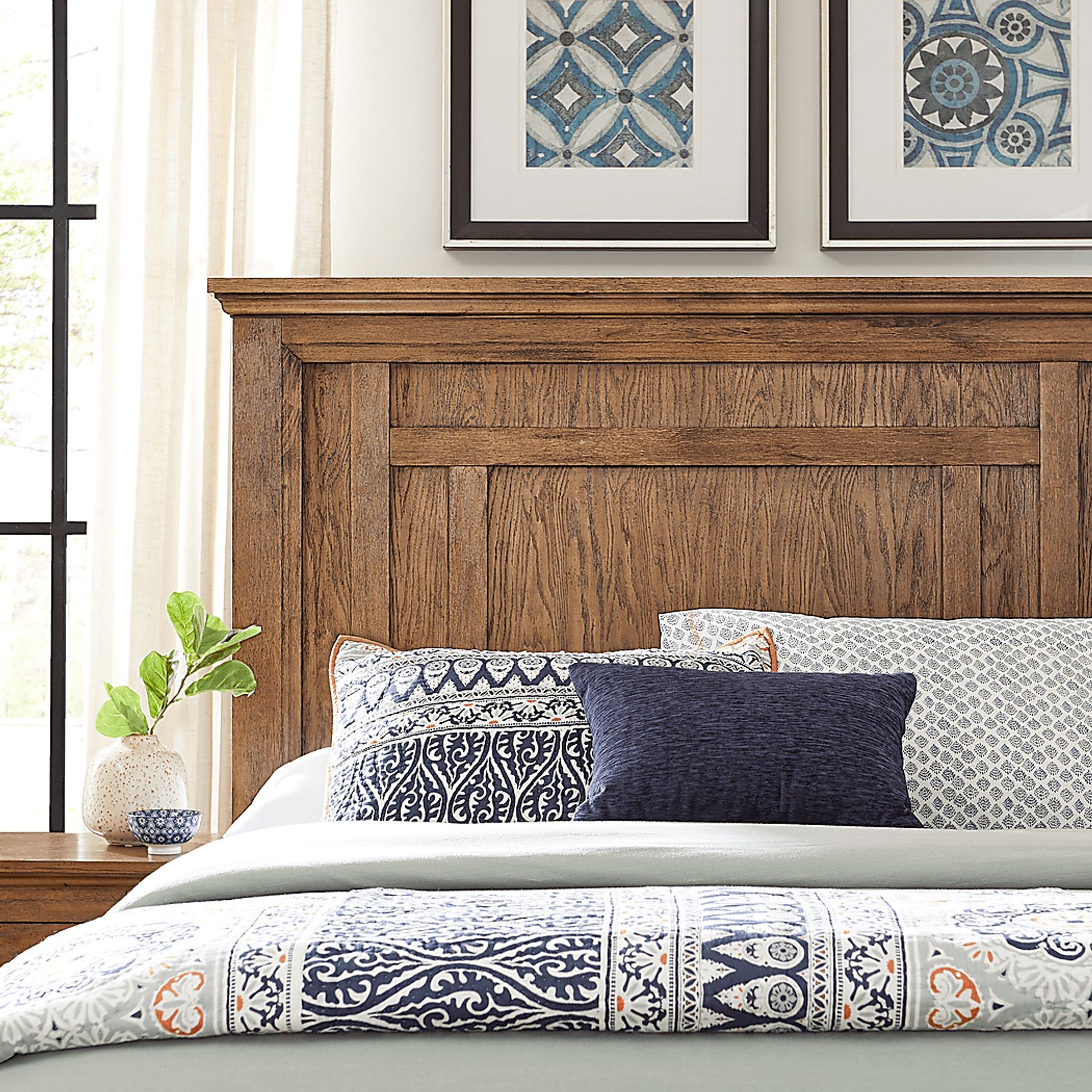 Sycamore Trail Oak 5 Pc King Bedroom - Image 3