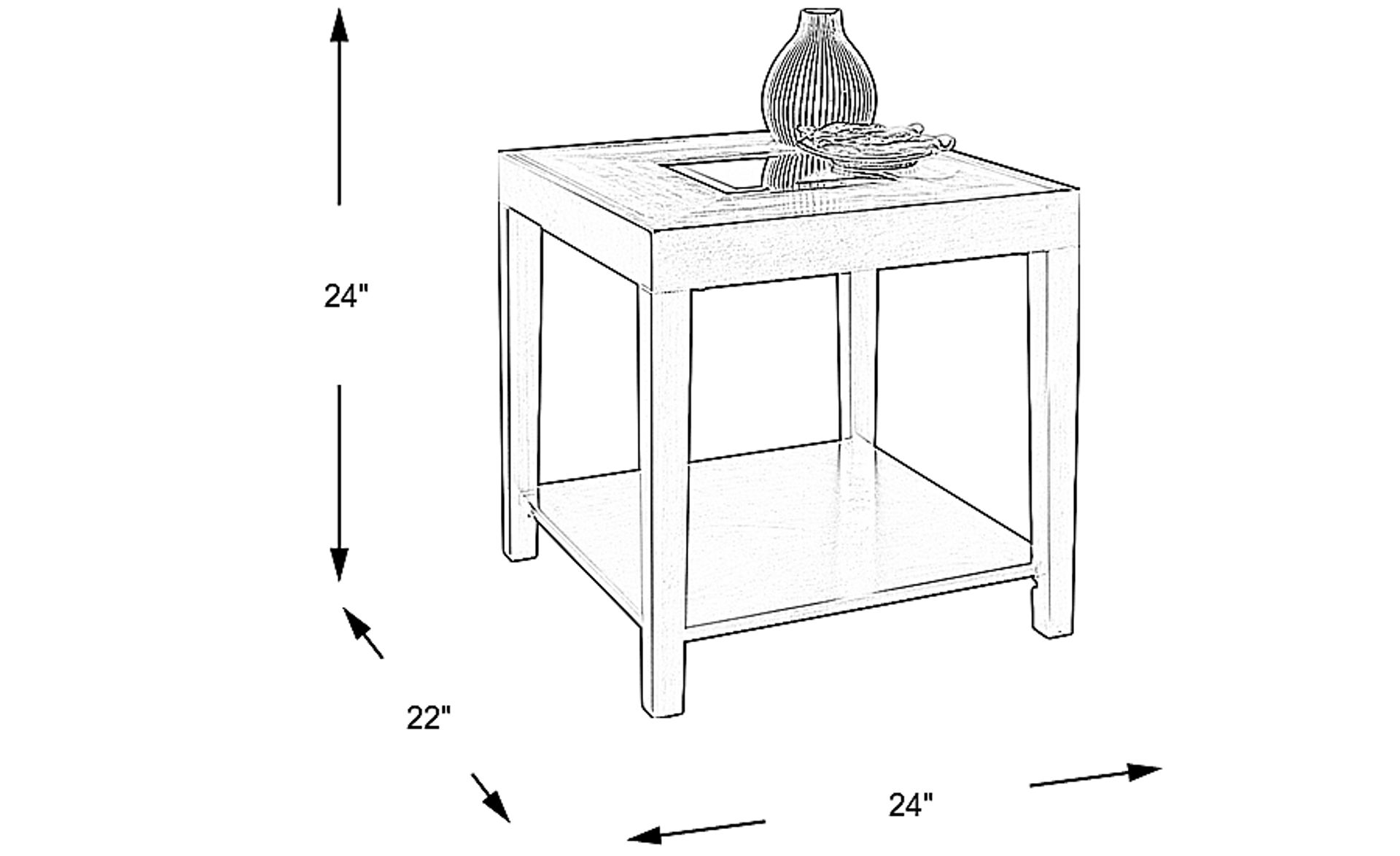 Dimension Image. Please refer to the Dimension Tab on this page for dimension details.