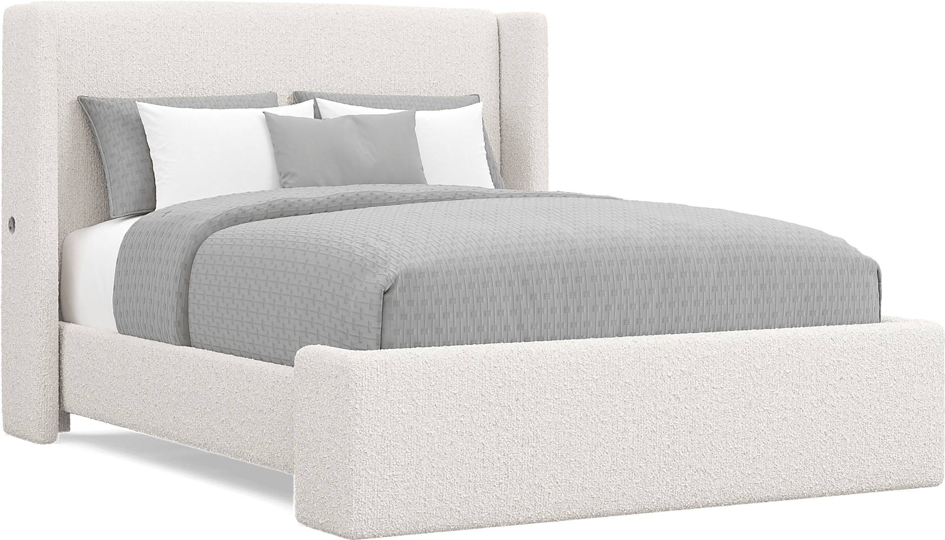 3 pc king upholstered bed