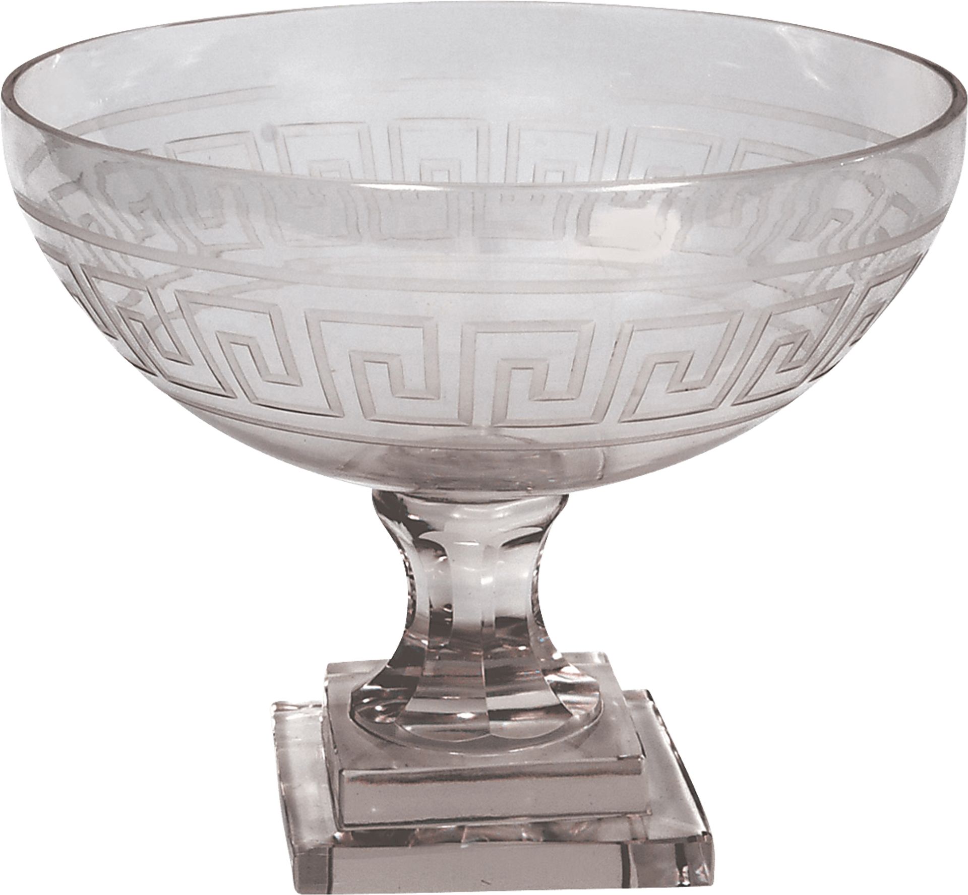 Sydnor Clear Pedestal Bowl - Image 1