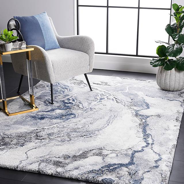 Sylas Blue 9' x 12' Rug - Thumbnail - Image 2