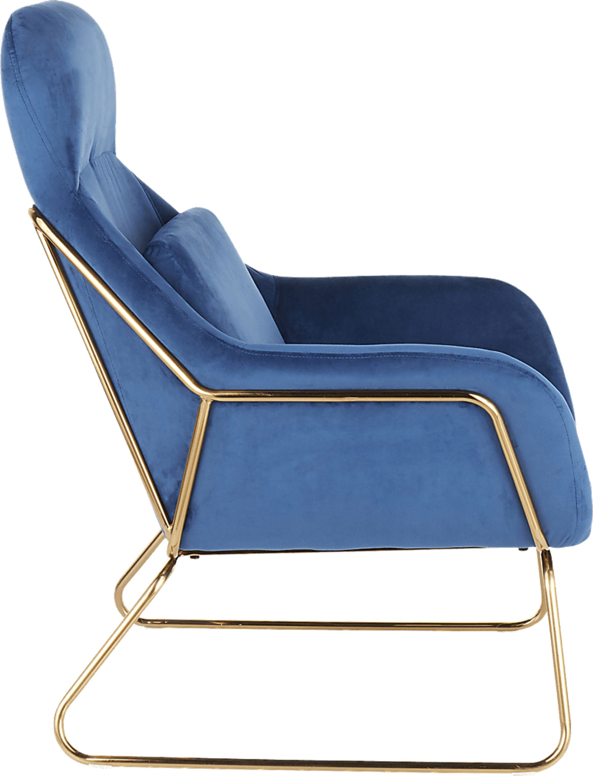 Sylvest Blue Accent Chair - Image 2