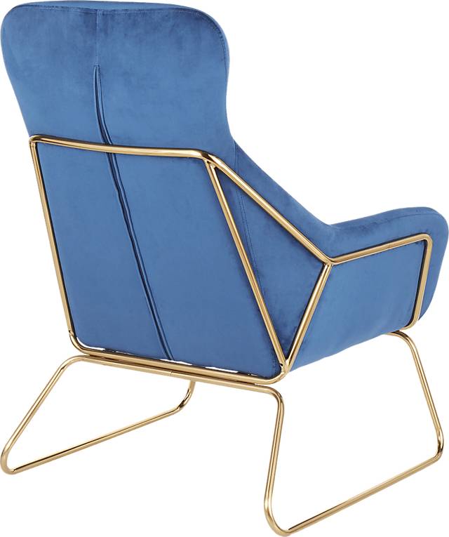 Sylvest Blue Accent Chair - Thumbnail - Image 3