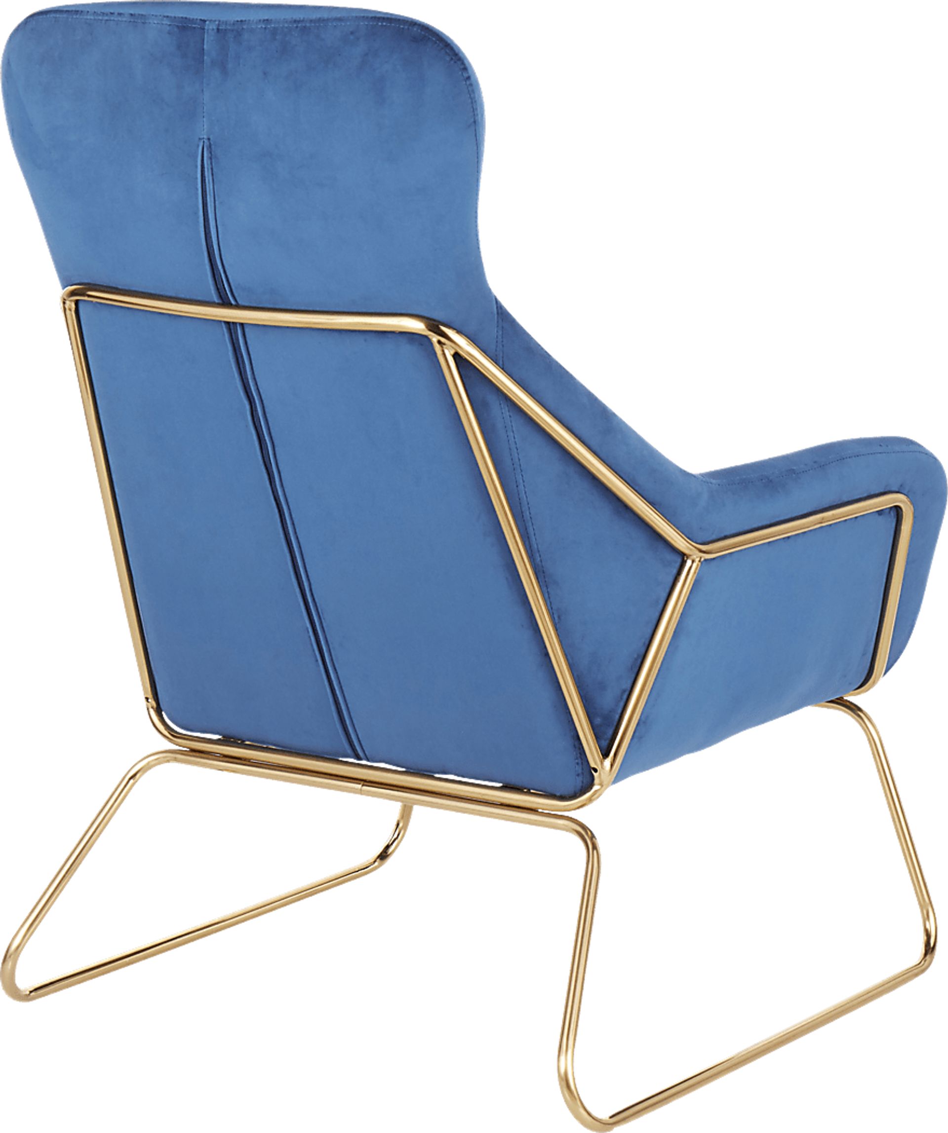 Sylvest Blue Accent Chair - Image 3