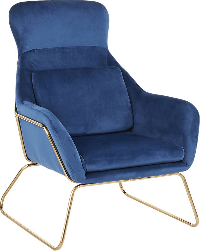 Sylvest Blue Accent Chair - Thumbnail - Image 1