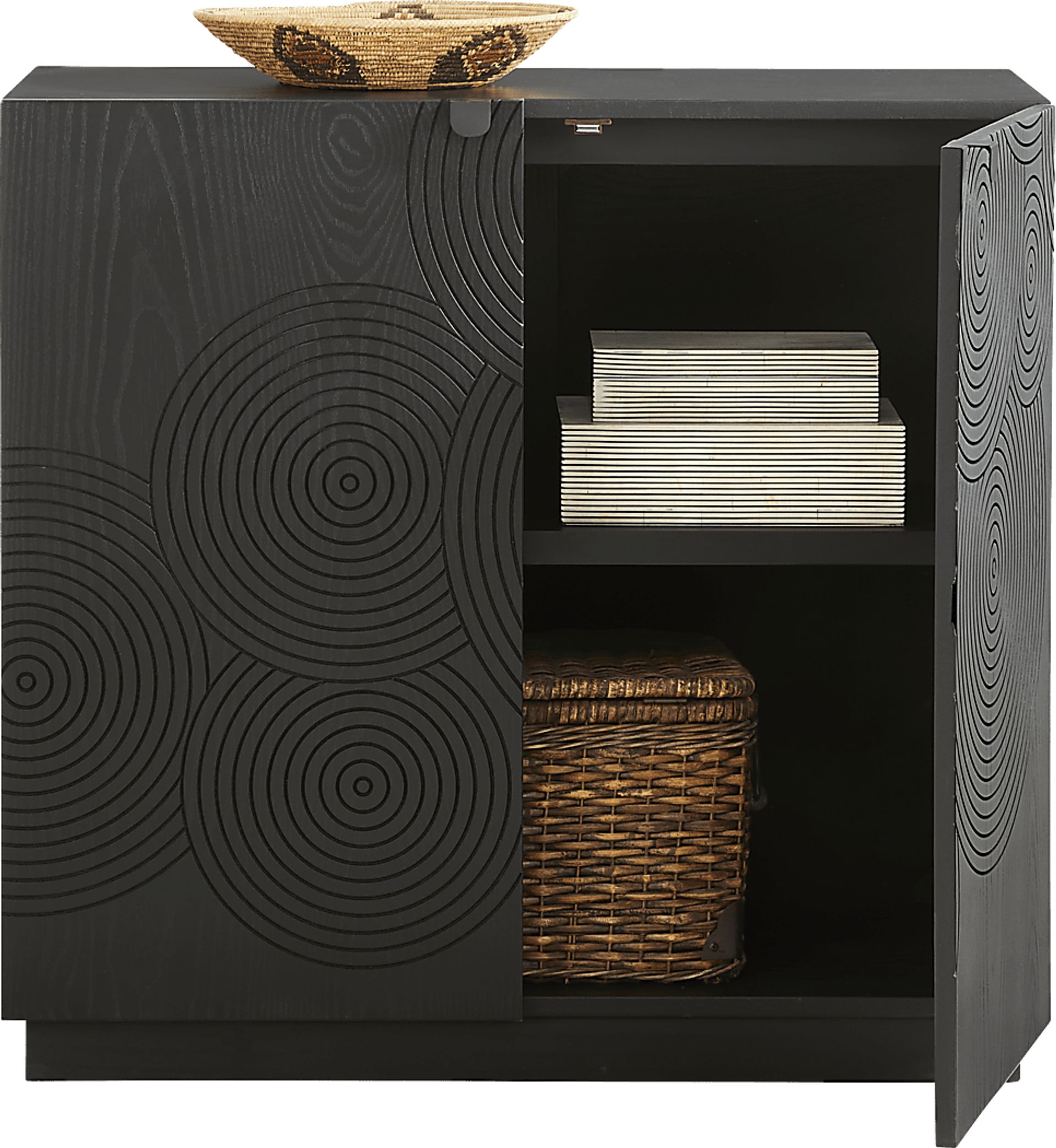 Sylvette Black 36 in. Cabinet - Image 2