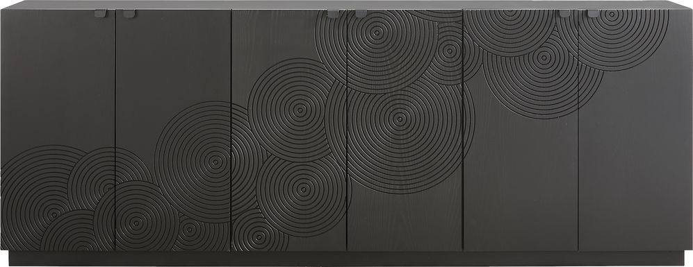 Sylvette Black 90 in. Credenza