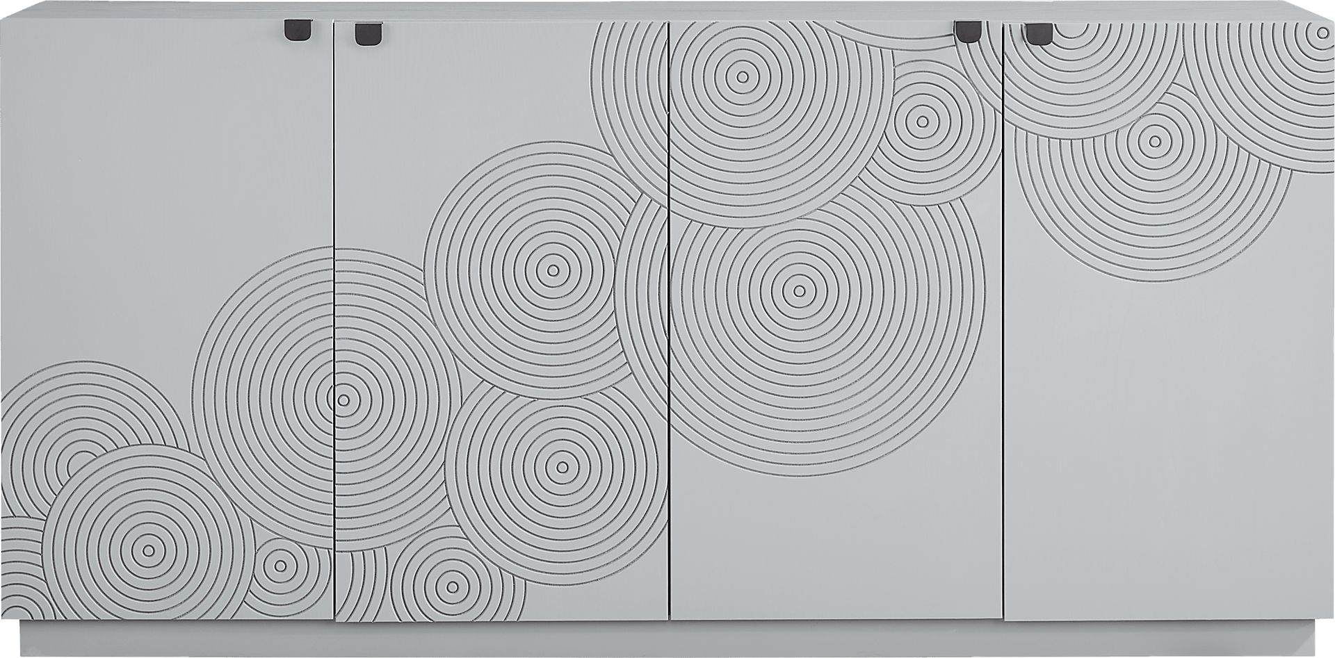 Sylvette Gray 70 in. Credenza - Image 1