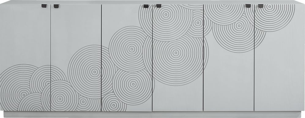 Sylvette Gray 90 in. Credenza