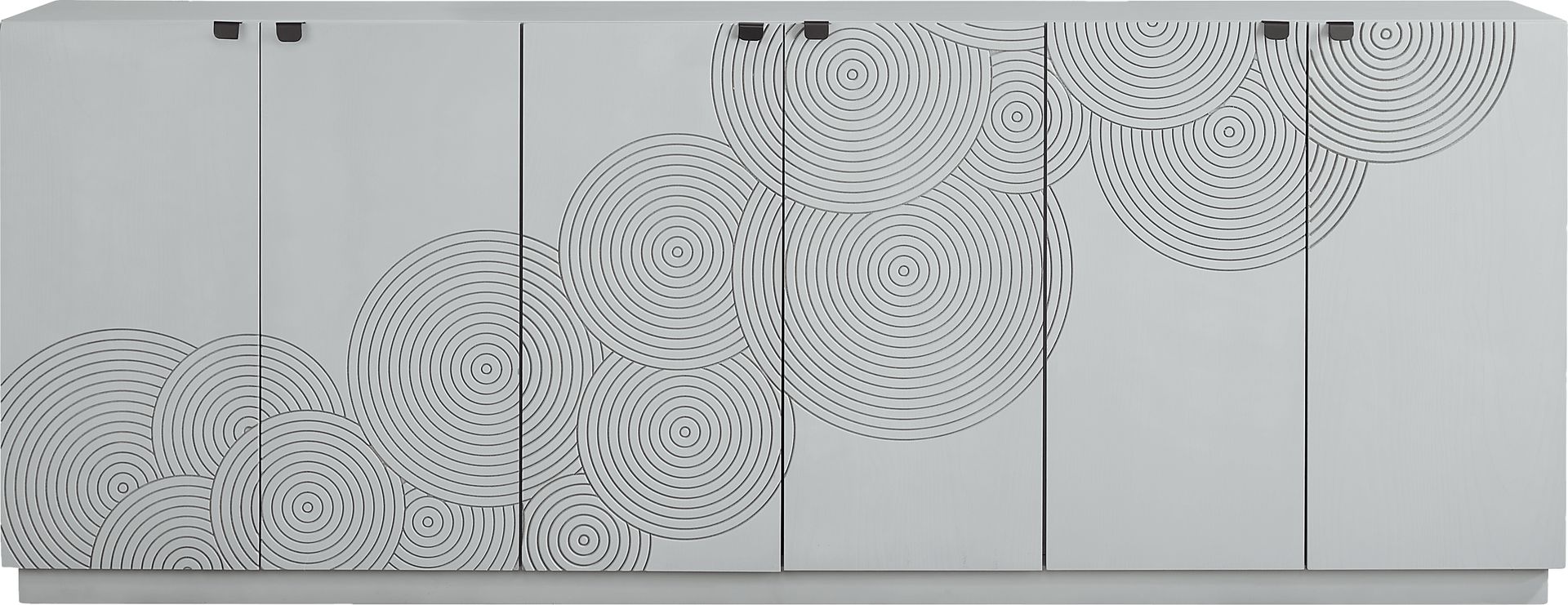 Sylvette Gray 90 in. Credenza - Image 1