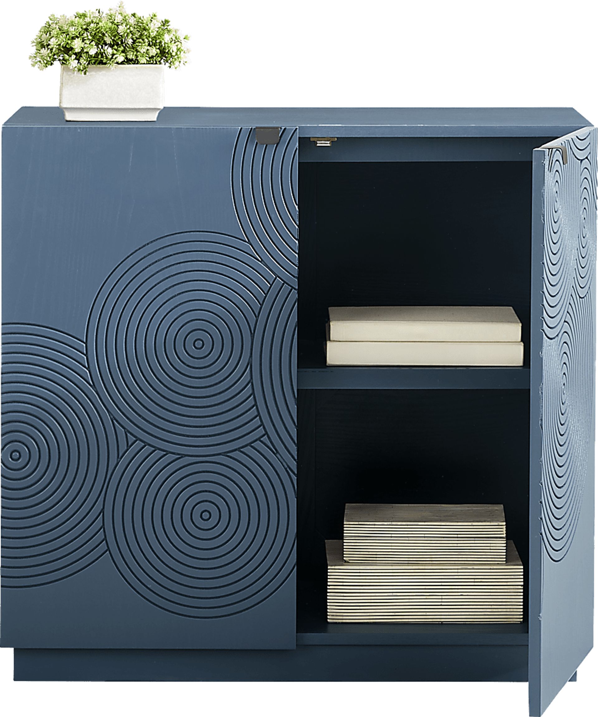 Sylvette Navy 36 in. Cabinet - Image 2
