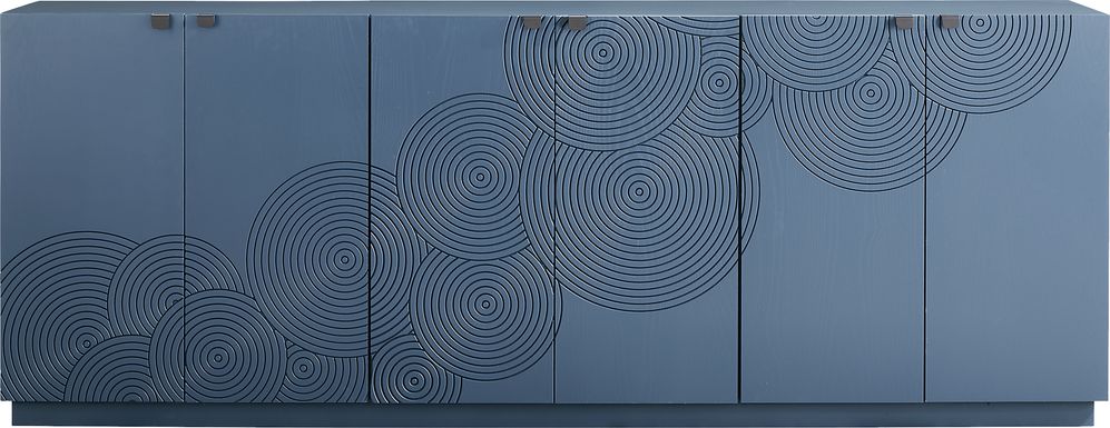 Sylvette Navy 90 in. Credenza