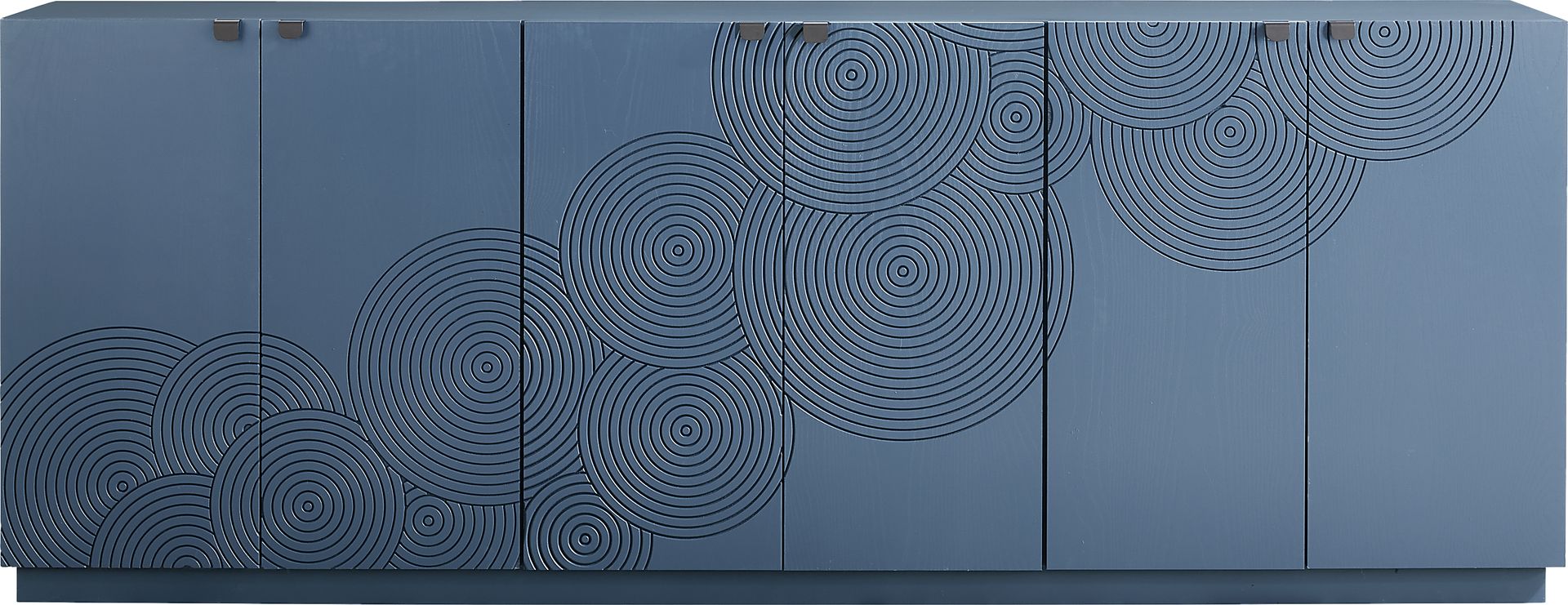 Sylvette Navy 90 in. Credenza - Image 1