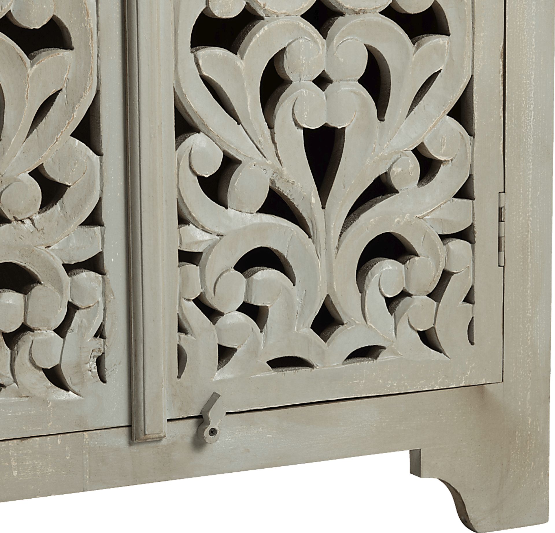 Sylvia Beige Two Door Cabinet - Image 4
