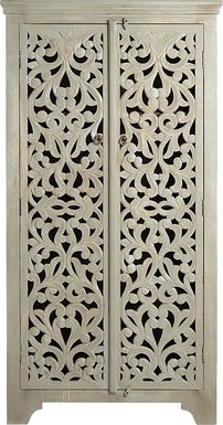 Sylvia Beige Two Door Cabinet