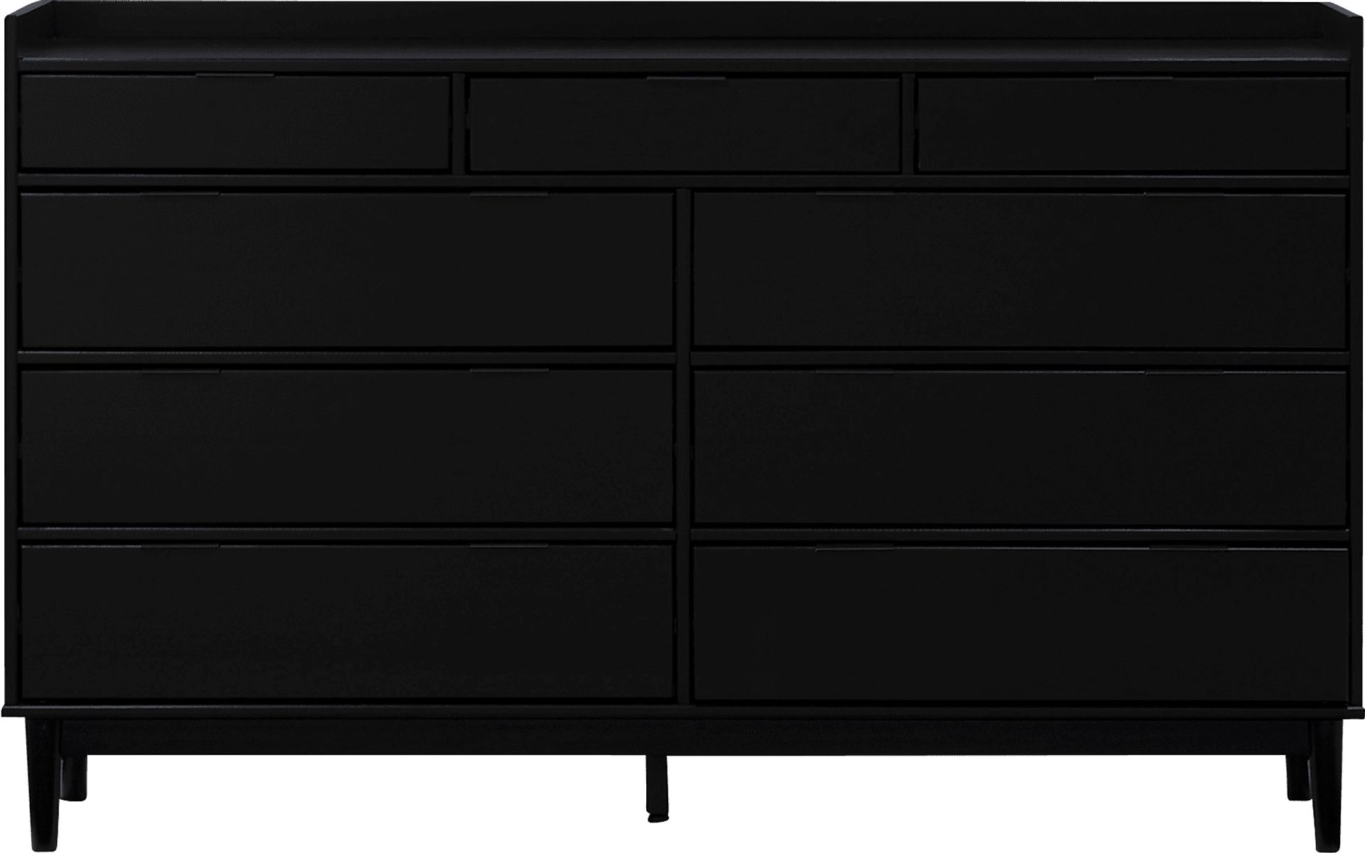 Symelo 9 Drawer Black Dresser - Image 1
