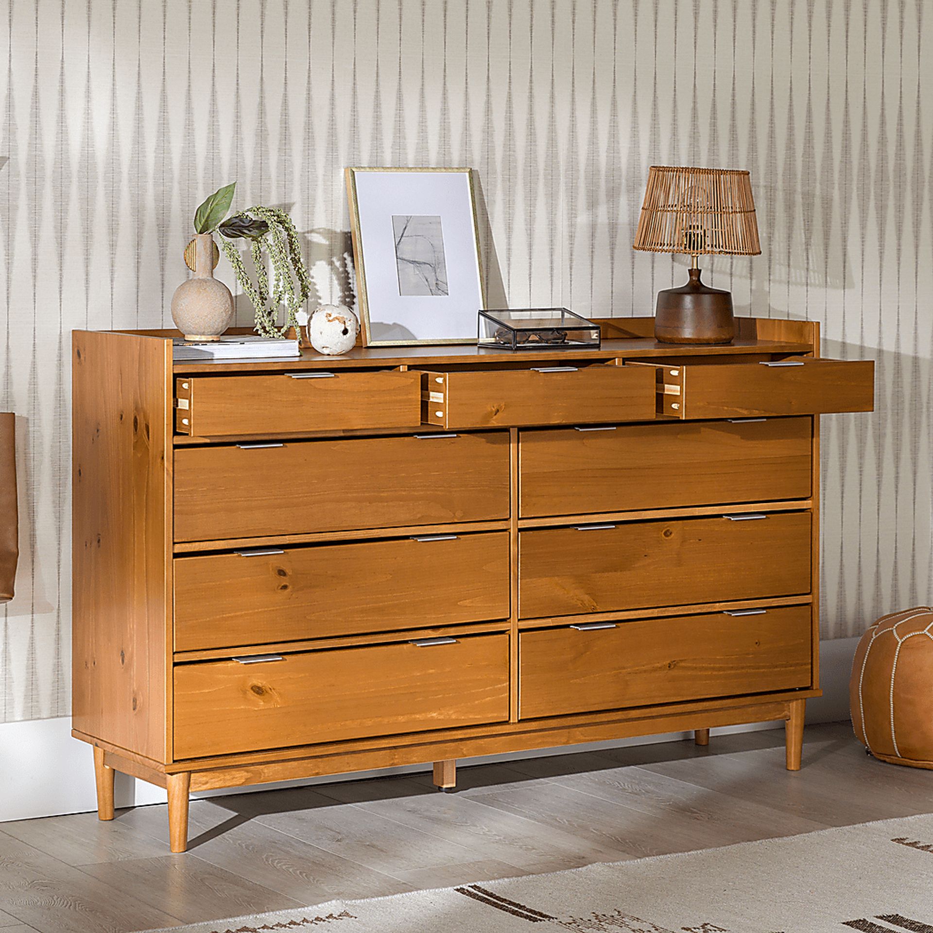 Symelo Brown 9 Drawer Dresser - Image 3