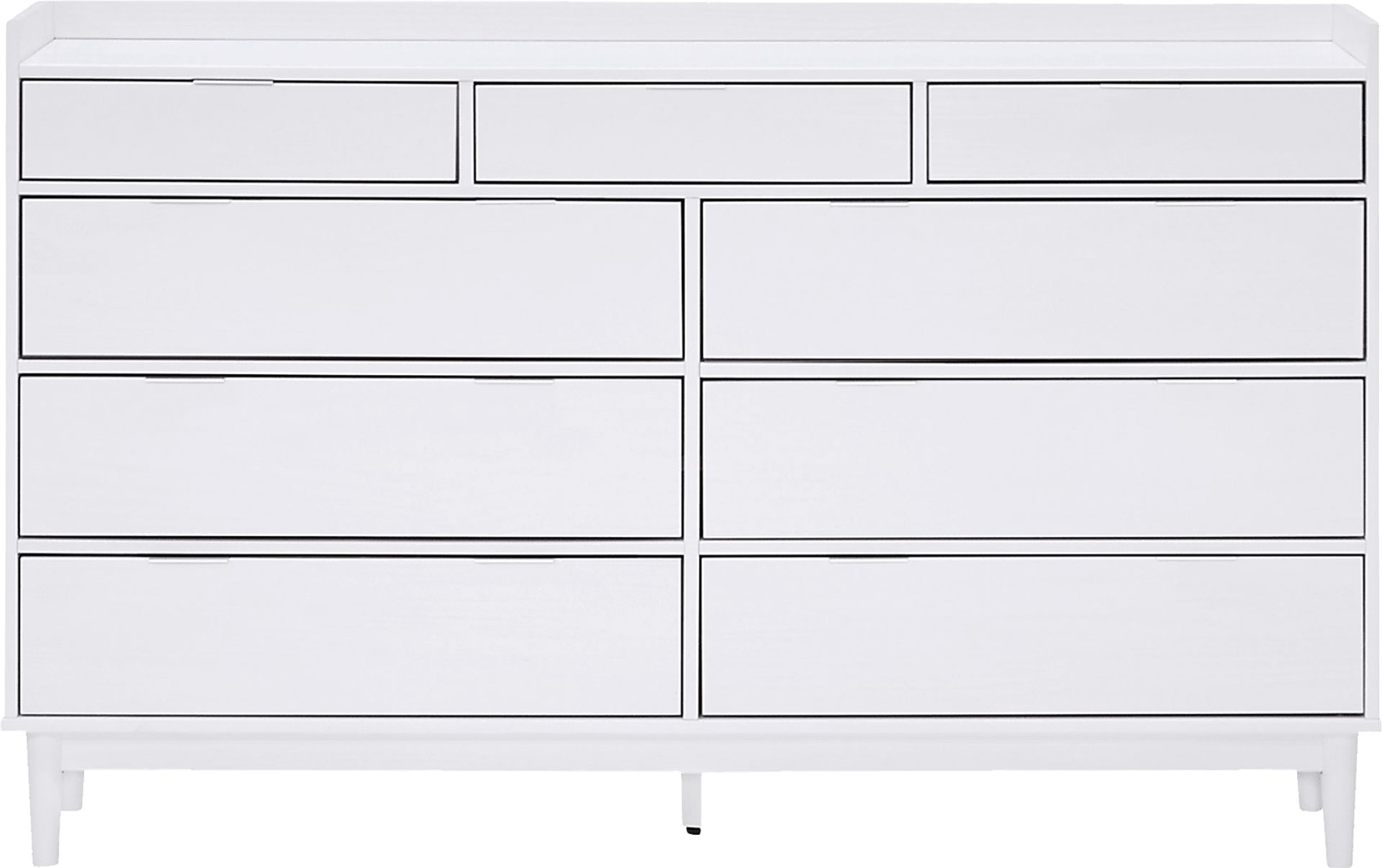 Symelo White 9 Drawer Dresser - Image 1