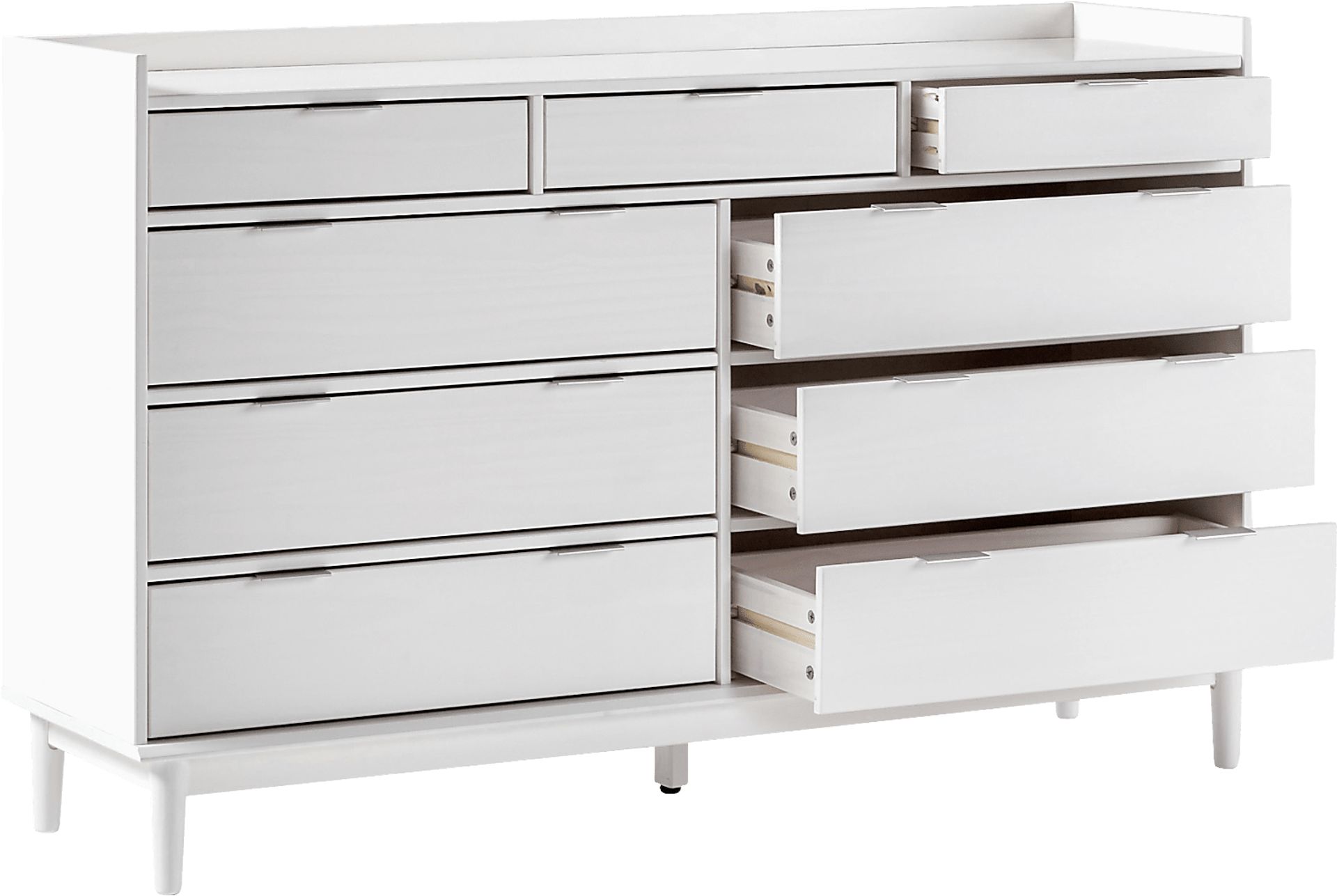 Symelo White 9 Drawer Dresser - Image 4