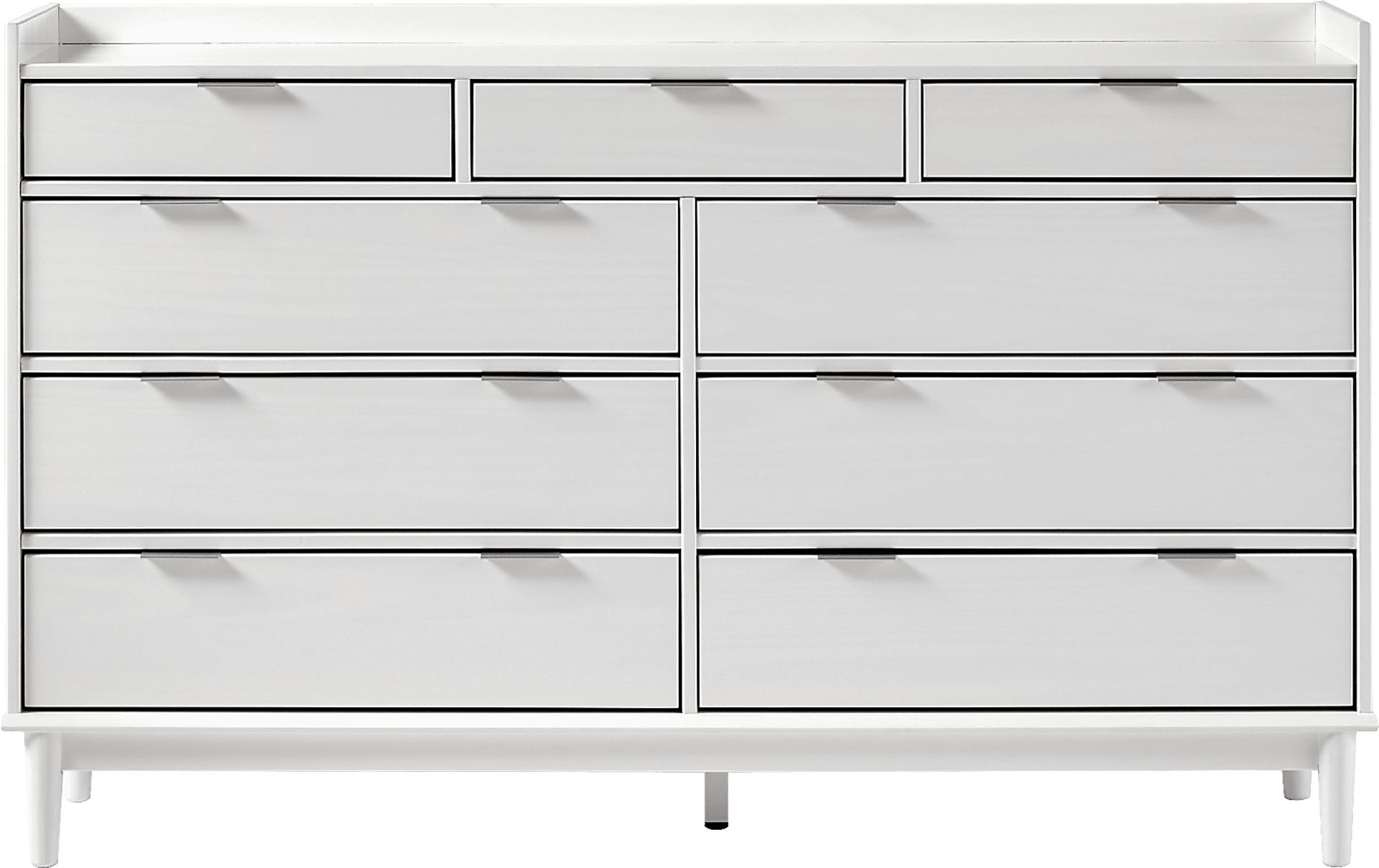 Symelo White 9 Drawer Dresser - Image 1
