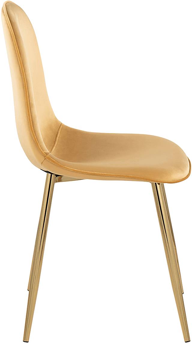 Symmes I Yellow Dining Chair Set of 2 - Thumbnail - Image 3