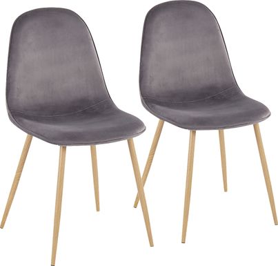 Symmes III Gray Dining Chair Set of 2