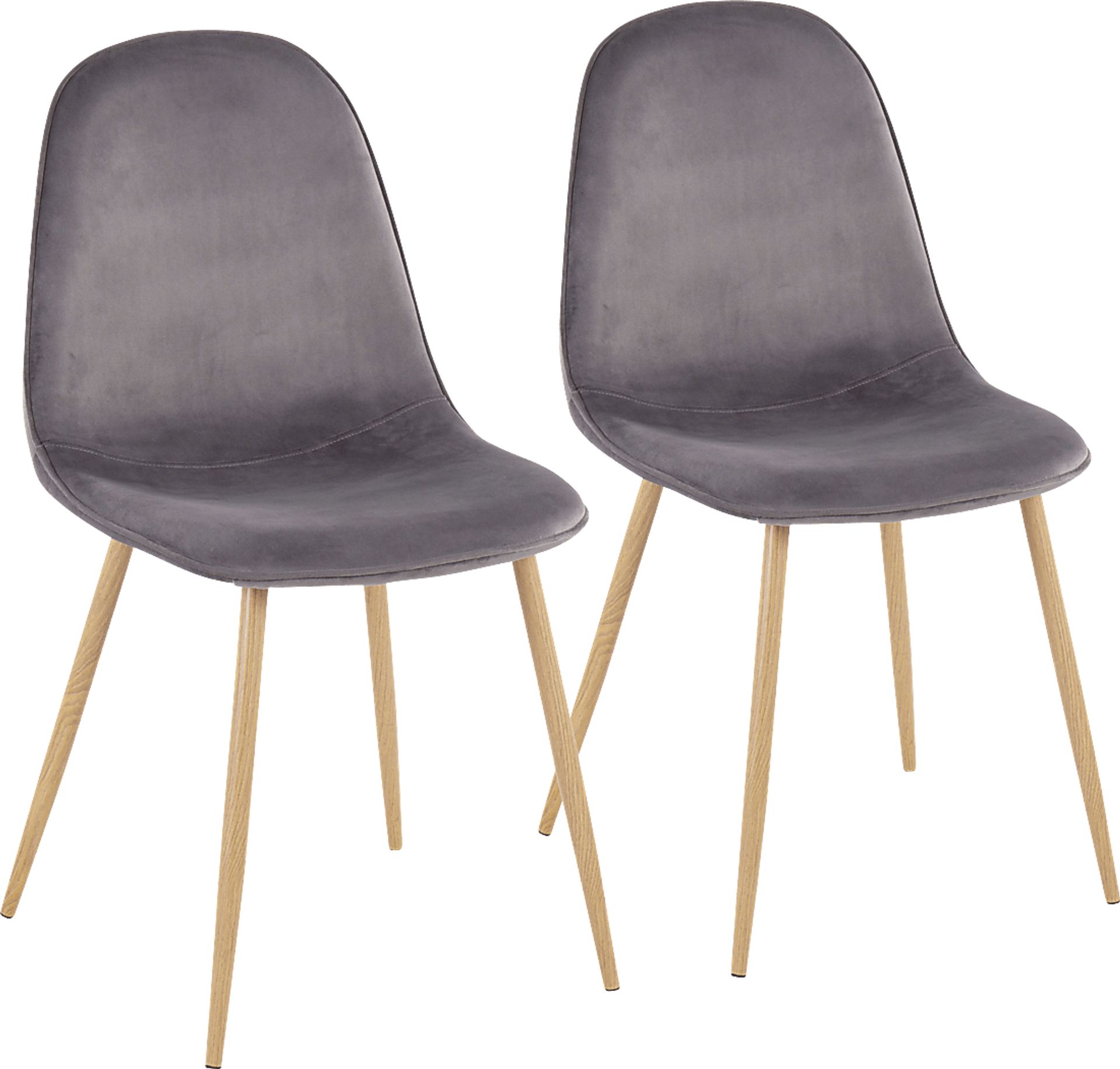 Symmes III Gray Dining Chair Set of 2 - Image 1