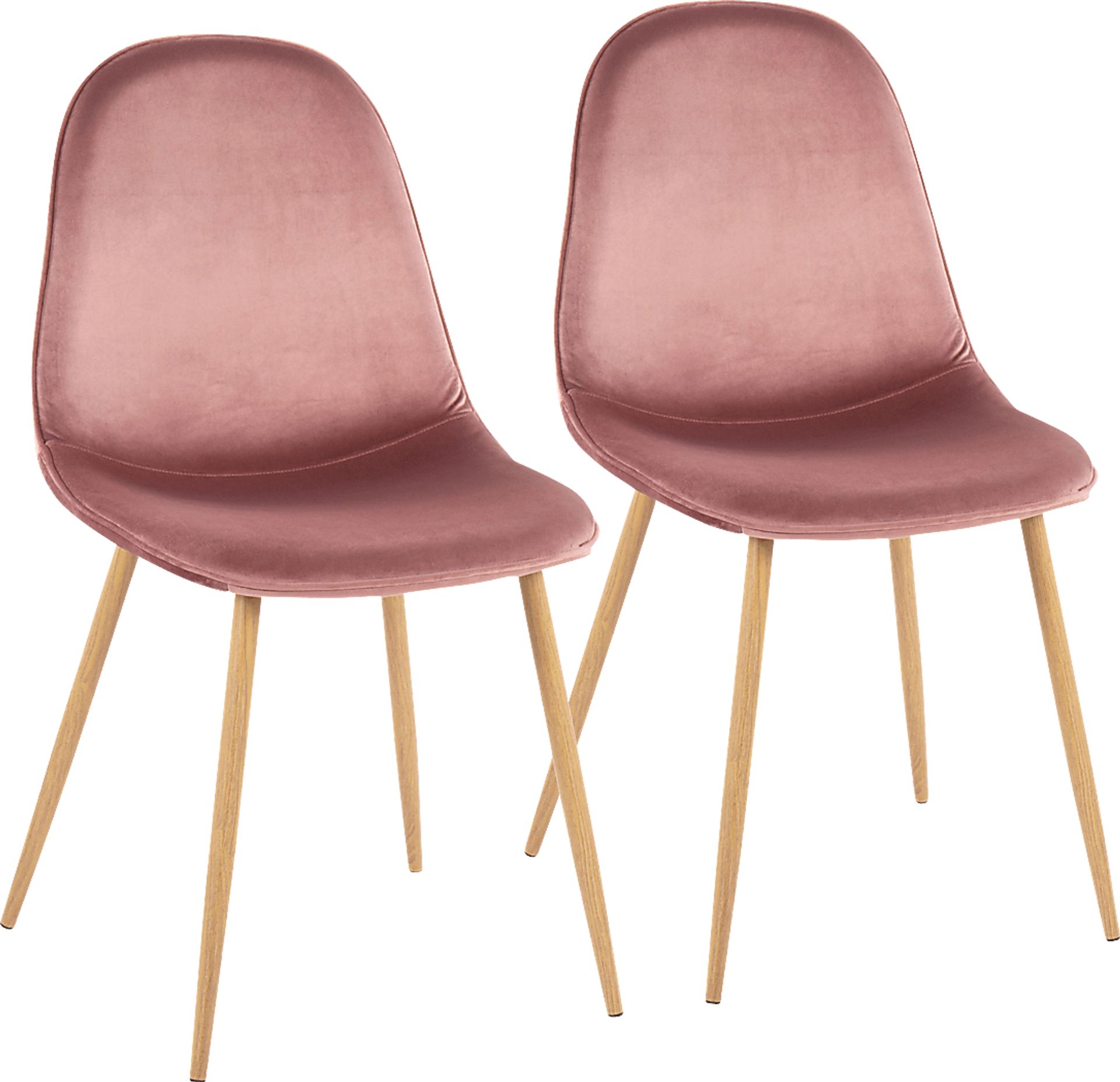 Symmes III Pink Dining Chair Set of 2 - Image 1