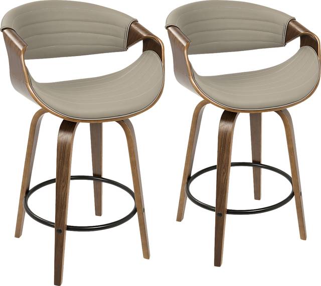 Symphony Place Gray Counter Height Stool (Set of 2) - Thumbnail - Image 1
