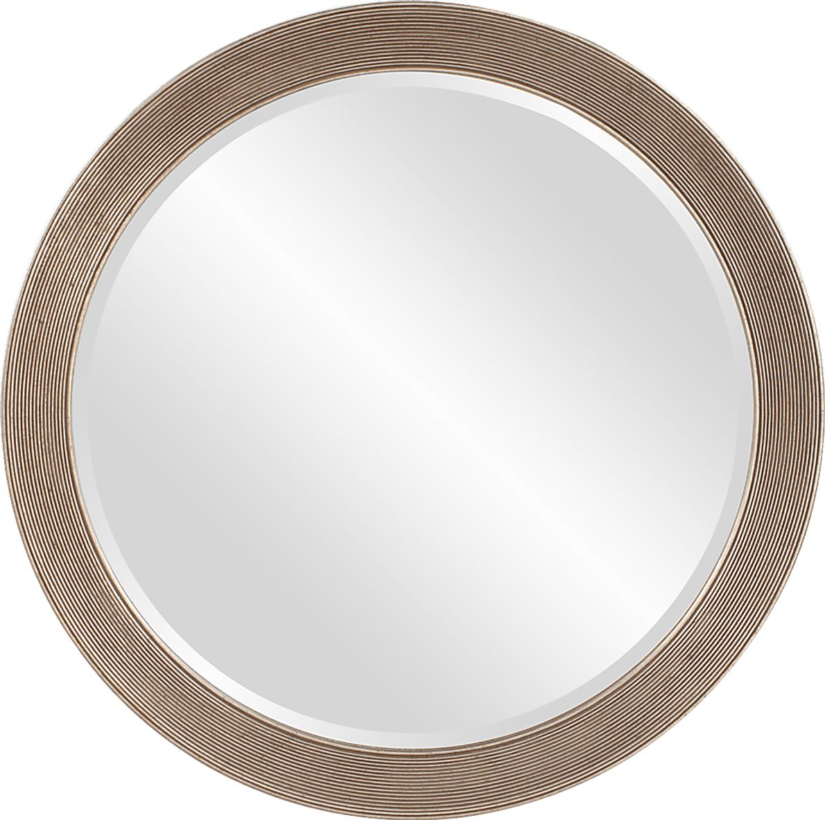 Syna Silver Round Mirror