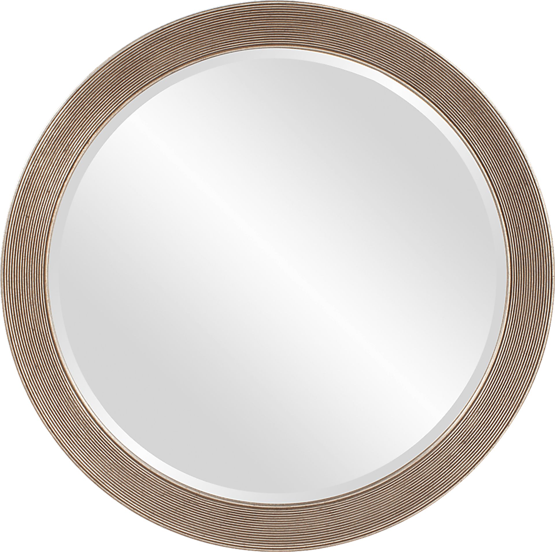 Syna Silver Round Mirror - Image 1